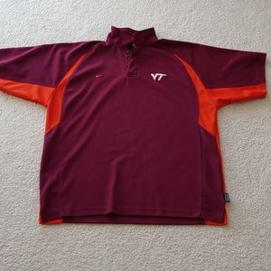 Virginia Tech Nike polo, XL, Dri Fit